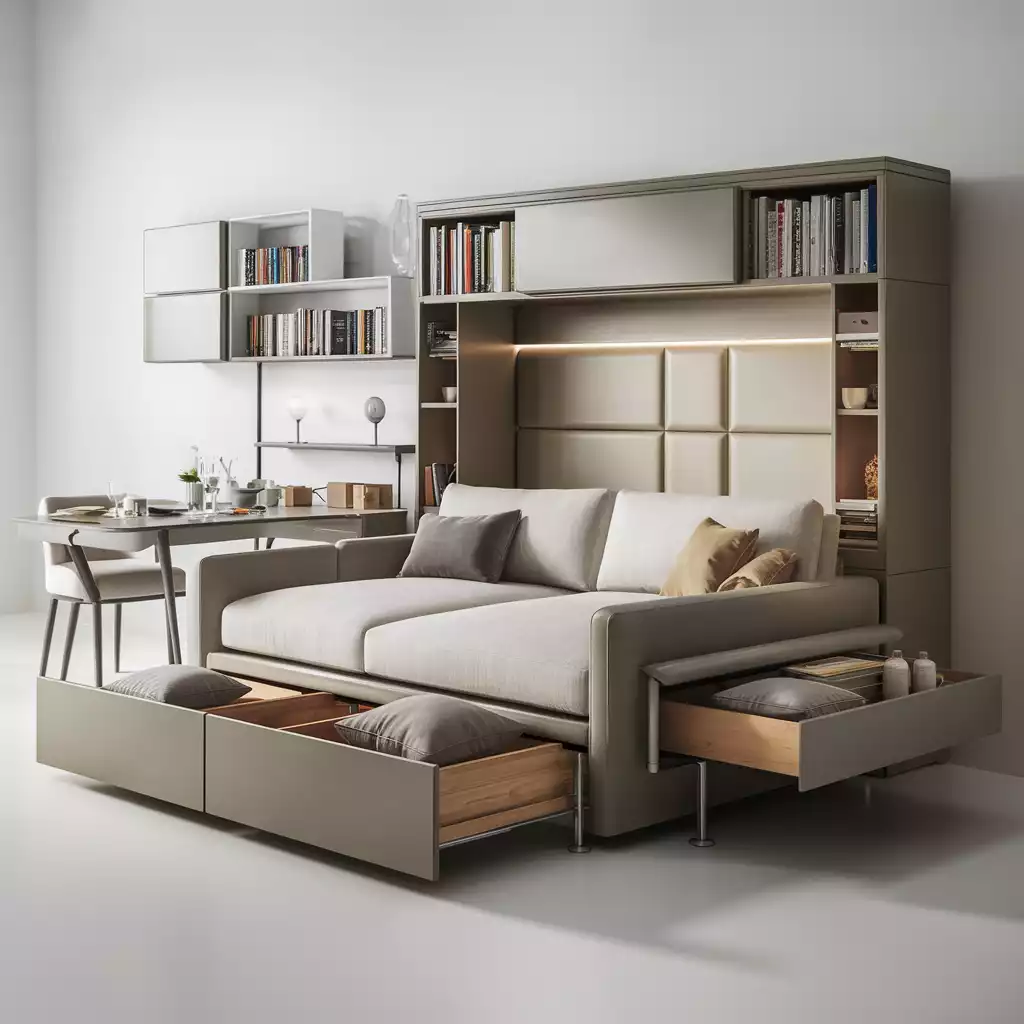 Móveis Multifuncionais: A Solução Mágica para Espaços Compactos